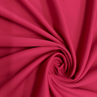 Evie FUCHSIA Polyester (Not Neoprene) Scuba Double Knit Fabric by the Yard - 10021