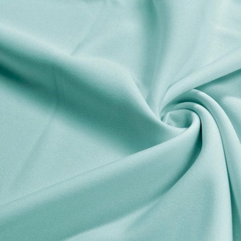 Evie ICY BLUE Polyester (Not Neoprene) Scuba Double Knit Fabric by the Yard - 10021