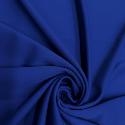 Evie ROYAL BLUE Polyester (Not Neoprene) Scuba Double Knit Fabric by the Yard - 10021