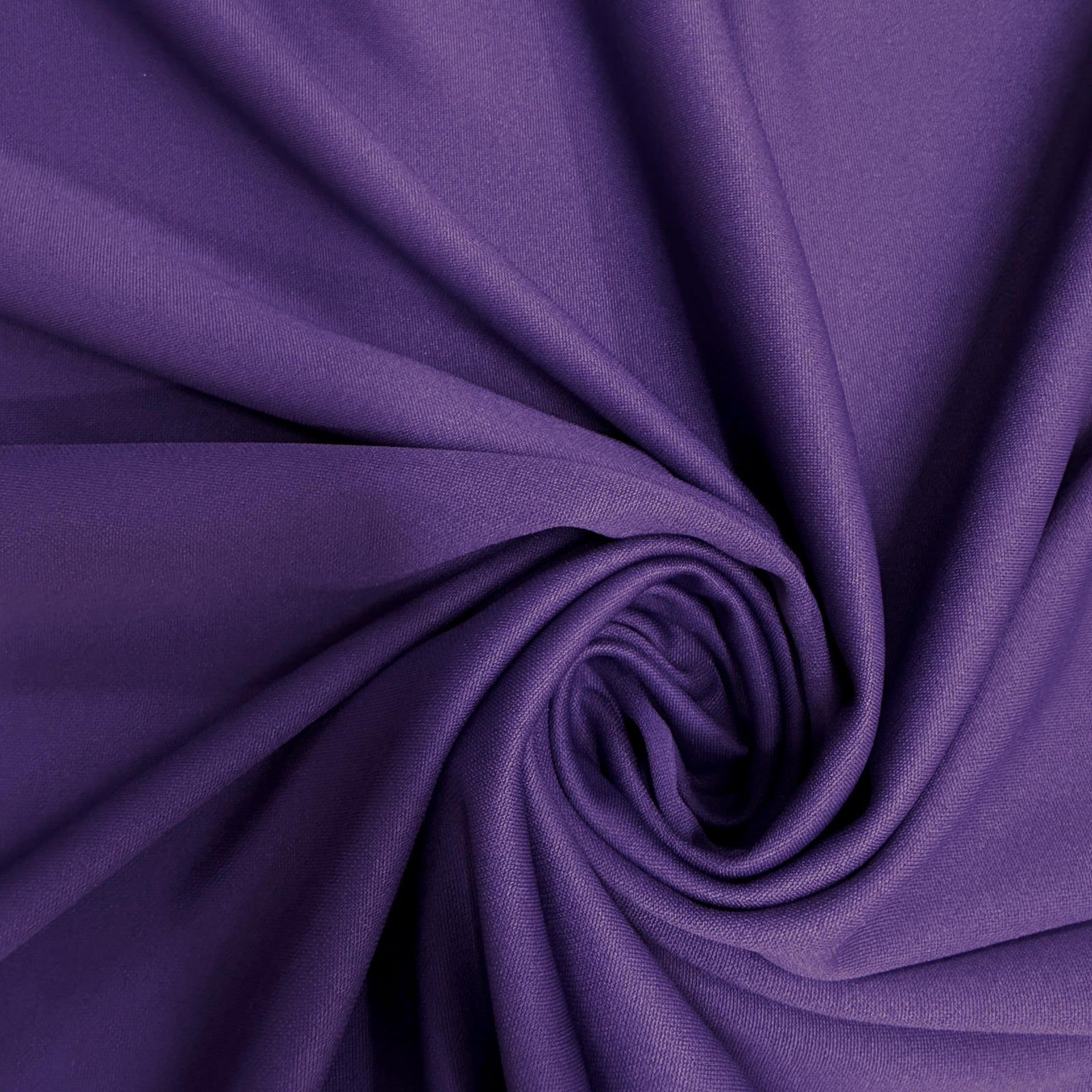 Evie PURPLE Polyester (Not Neoprene) Scuba Double Knit Fabric by the Yard - 10021