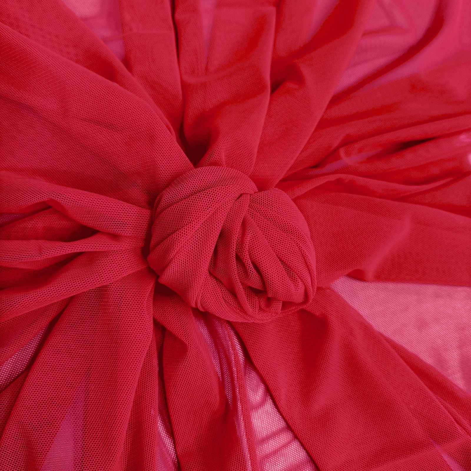 Dorothea RED Power Mesh Nylon Spandex Fabric by the Yard