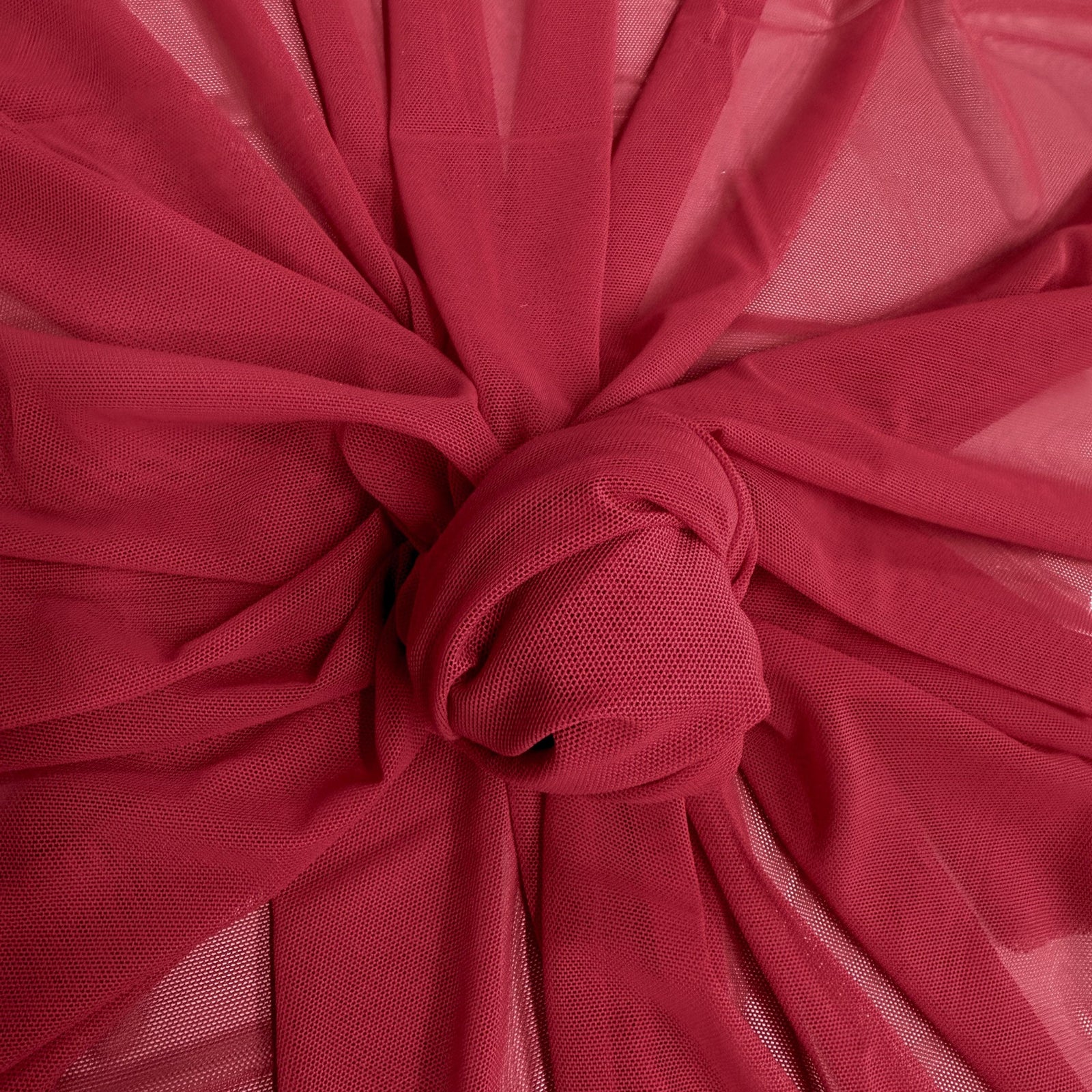 Dorothea DARK RED Power Mesh Nylon Spandex Fabric by the Yard