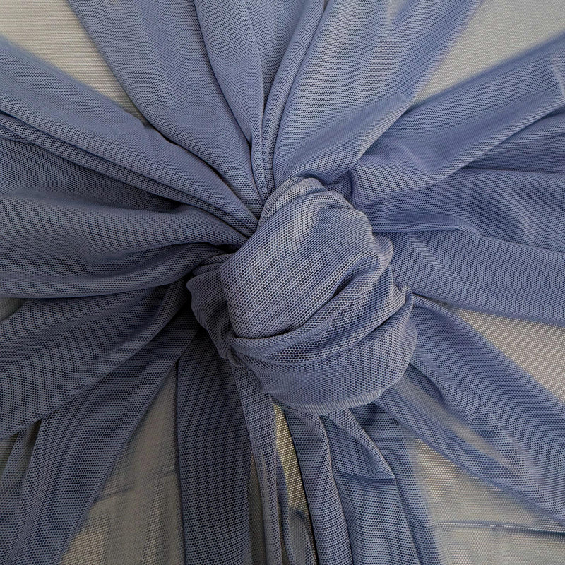 Dorothea SLATE BLUE Power Mesh Nylon Spandex Fabric by the Yard