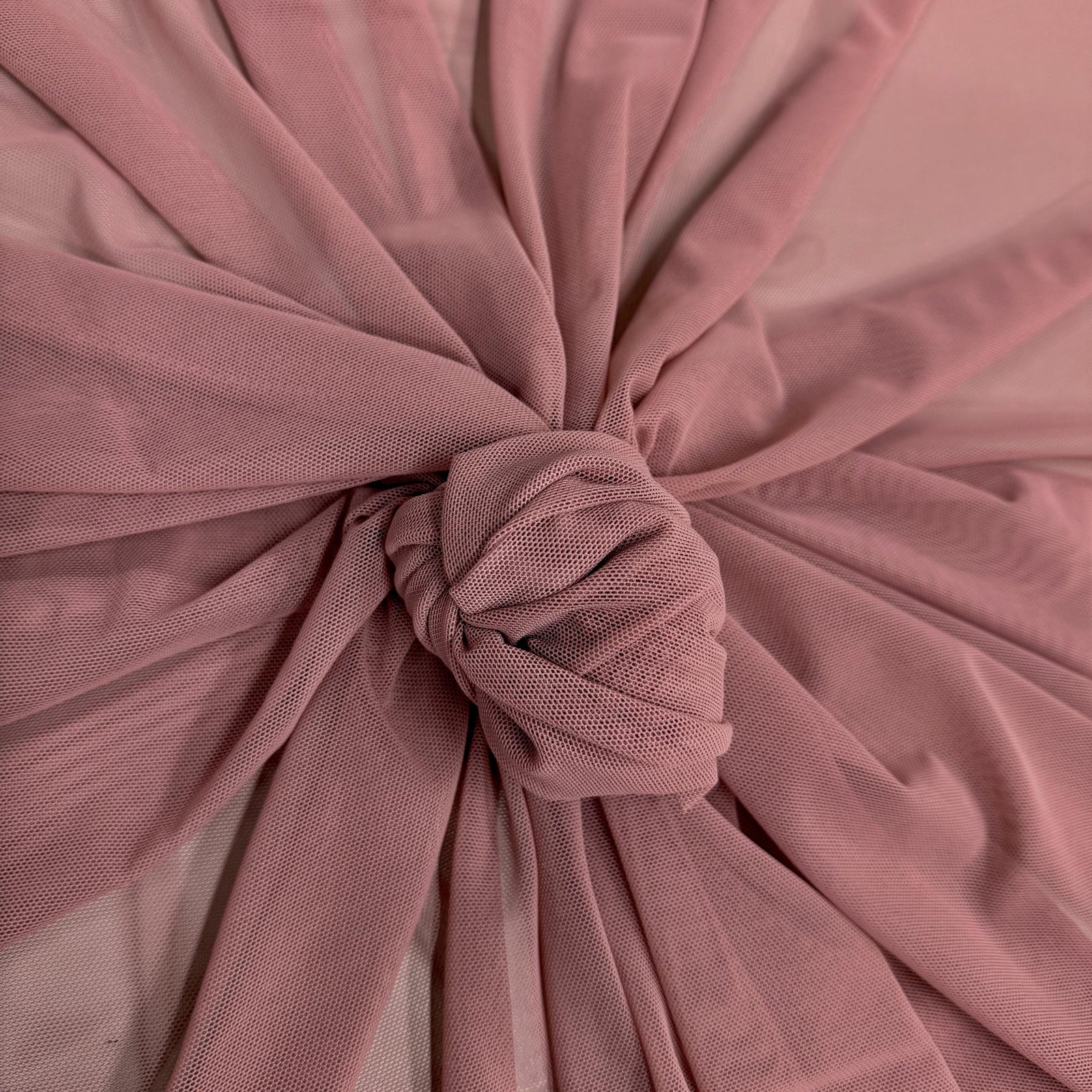 Dorothea DARK MAUVE Power Mesh Nylon Spandex Fabric by the Yard