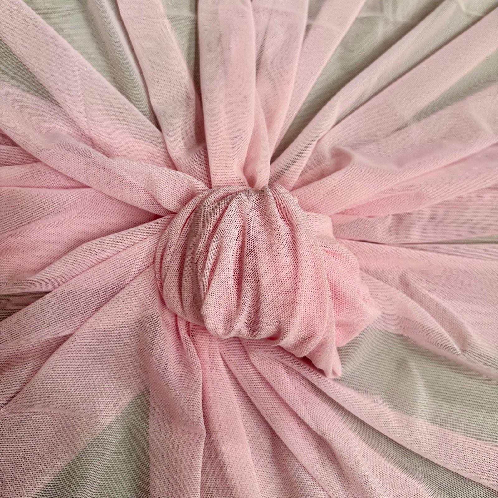 Dorothea LIGHT PINK Power Mesh Nylon Spandex Fabric by the Yard