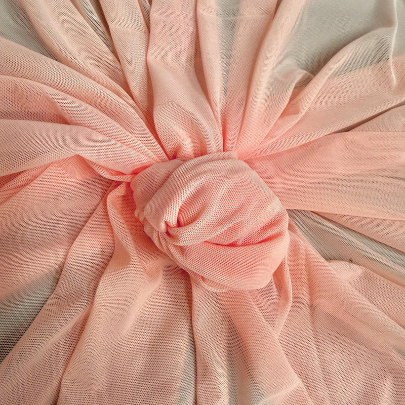 Dorothea BLUSH Power Mesh Nylon Spandex Fabric by the Yard