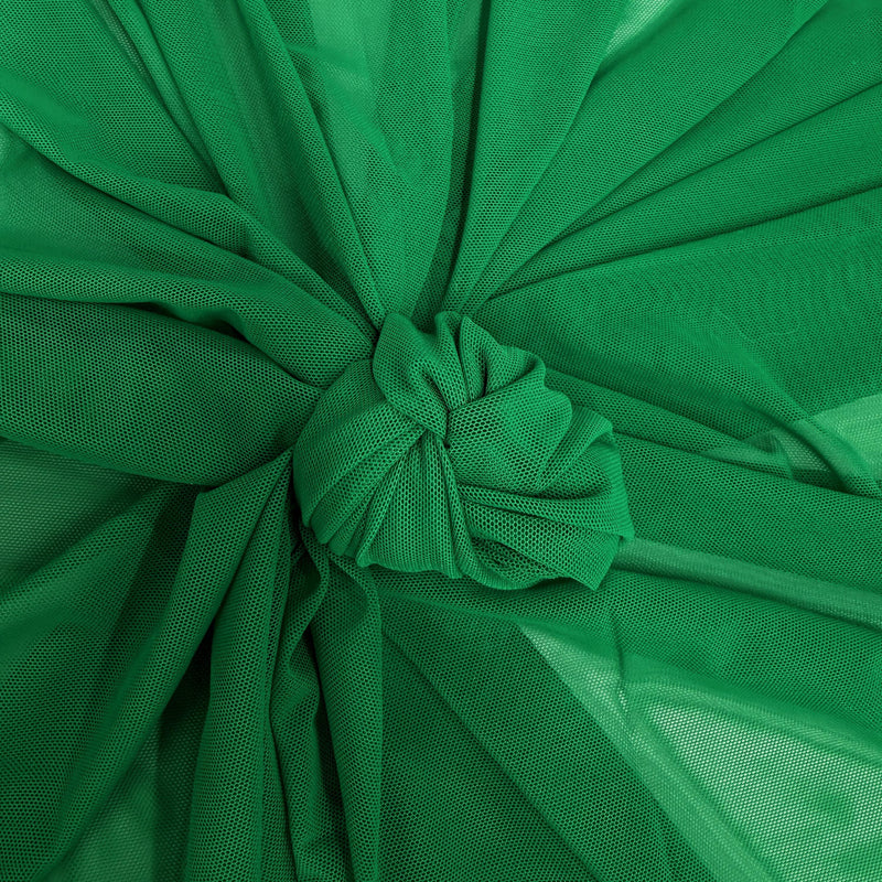 Dorothea GREEN Power Mesh Nylon Spandex Fabric by the Yard