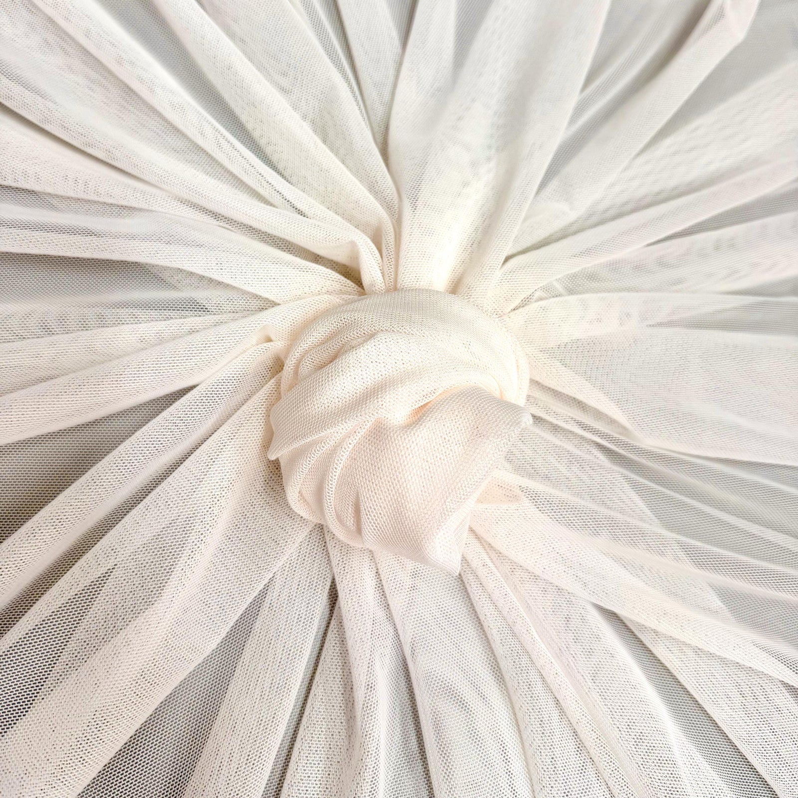 Dorothea IVORY Power Mesh Nylon Spandex Fabric by the Yard