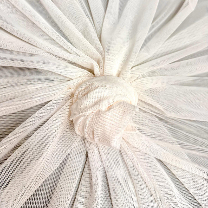 Dorothea IVORY Power Mesh Nylon Spandex Fabric by the Yard