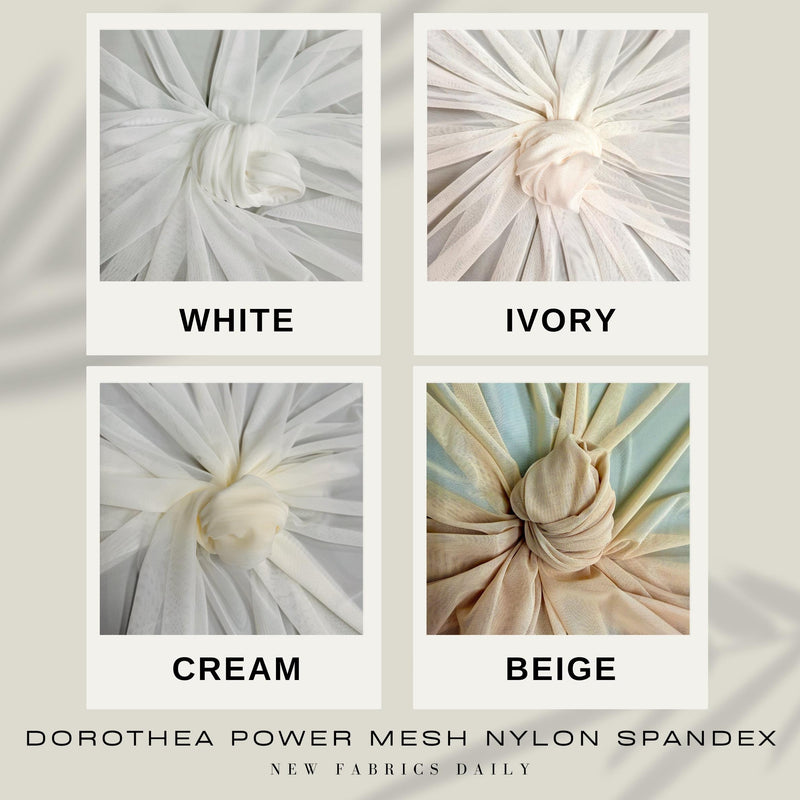 Dorothea POWER MESH Nylon Spandex Fabric by the Yard