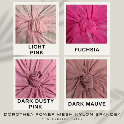 Dorothea POWER MESH Nylon Spandex Fabric by the Yard