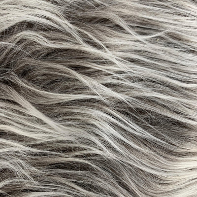 Bethany TAUPE BROWN Frost 2 Inch Mongolian Long Pile Soft Faux Fur Fabric for Fursuit, Cosplay Costume, Photo Prop, Trim, Pillow, Crafts