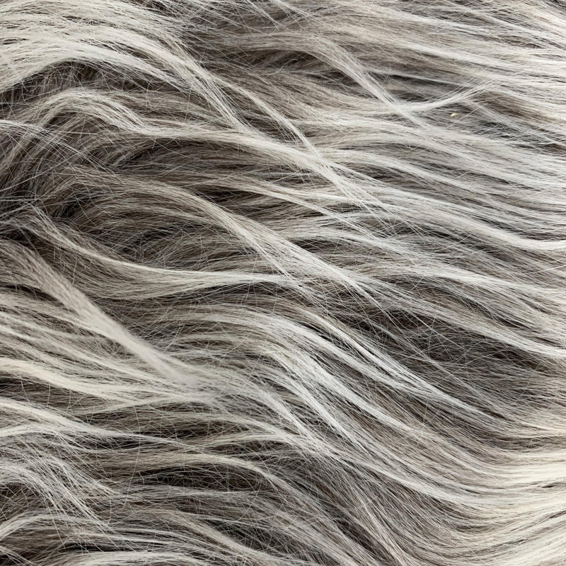 Bethany TAUPE BROWN Frost 2 Inch Mongolian Long Pile Soft Faux Fur Fabric for Fursuit, Cosplay Costume, Photo Prop, Trim, Pillow, Crafts