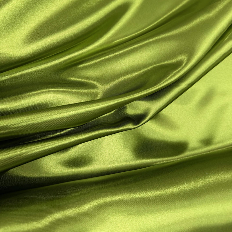 Eliza OLIVE Shiny Heavy Bridal Wedding Satin Fabric by the Yard - 10009