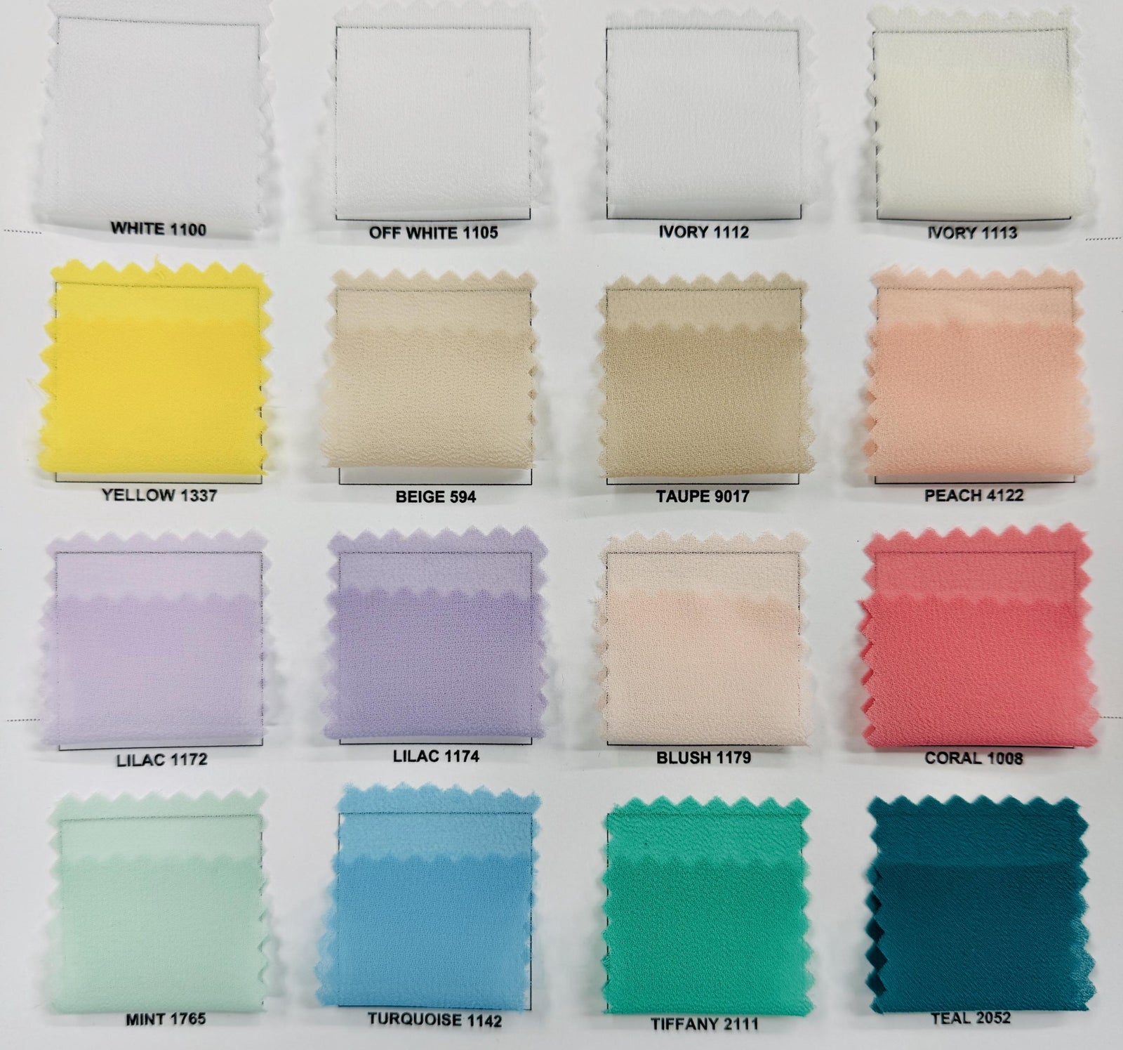 Felicity Polyester Crepe Chiffon Fabric by the Yard