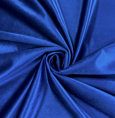 Contessa ROYAL BLUE Plush Non-Stretch Velvet Fabric for Apparel, Costumes, Curtains, Chair/Throw Pillow Cover, Crafts