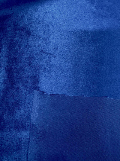 Contessa ROYAL BLUE Plush Non-Stretch Velvet Fabric for Apparel, Costumes, Curtains, Chair/Throw Pillow Cover, Crafts