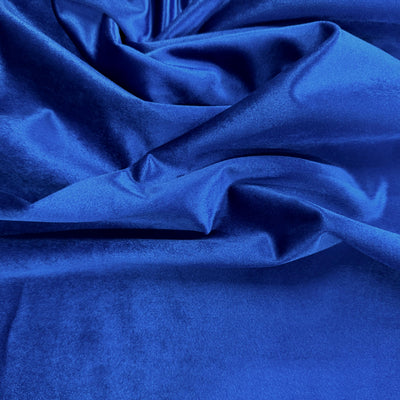 Contessa ROYAL BLUE Plush Non-Stretch Velvet Fabric for Apparel, Costumes, Curtains, Chair/Throw Pillow Cover, Crafts