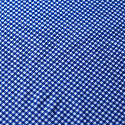 Judy Gingham Printed Polyester Spandex 4-way Stretch Medium Weight Fabric for Apparel, Swimwear, Activewear, Sportswear, Costumes, Crafts