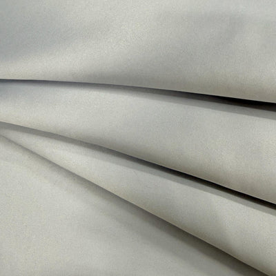 Audrey SILVER Polyester Dull Satin | Matte Satin Fabric for Gowns, Dresses, Skirts, Curtains, Costumes, Home Decor, Crafts, etc.