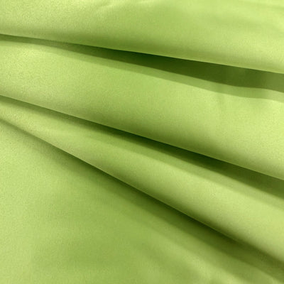 Audrey LIME GREEN Polyester Dull Satin | Matte Satin Fabric for Gowns, Dresses, Skirts, Curtains, Costumes, Home Decor, Crafts, etc.