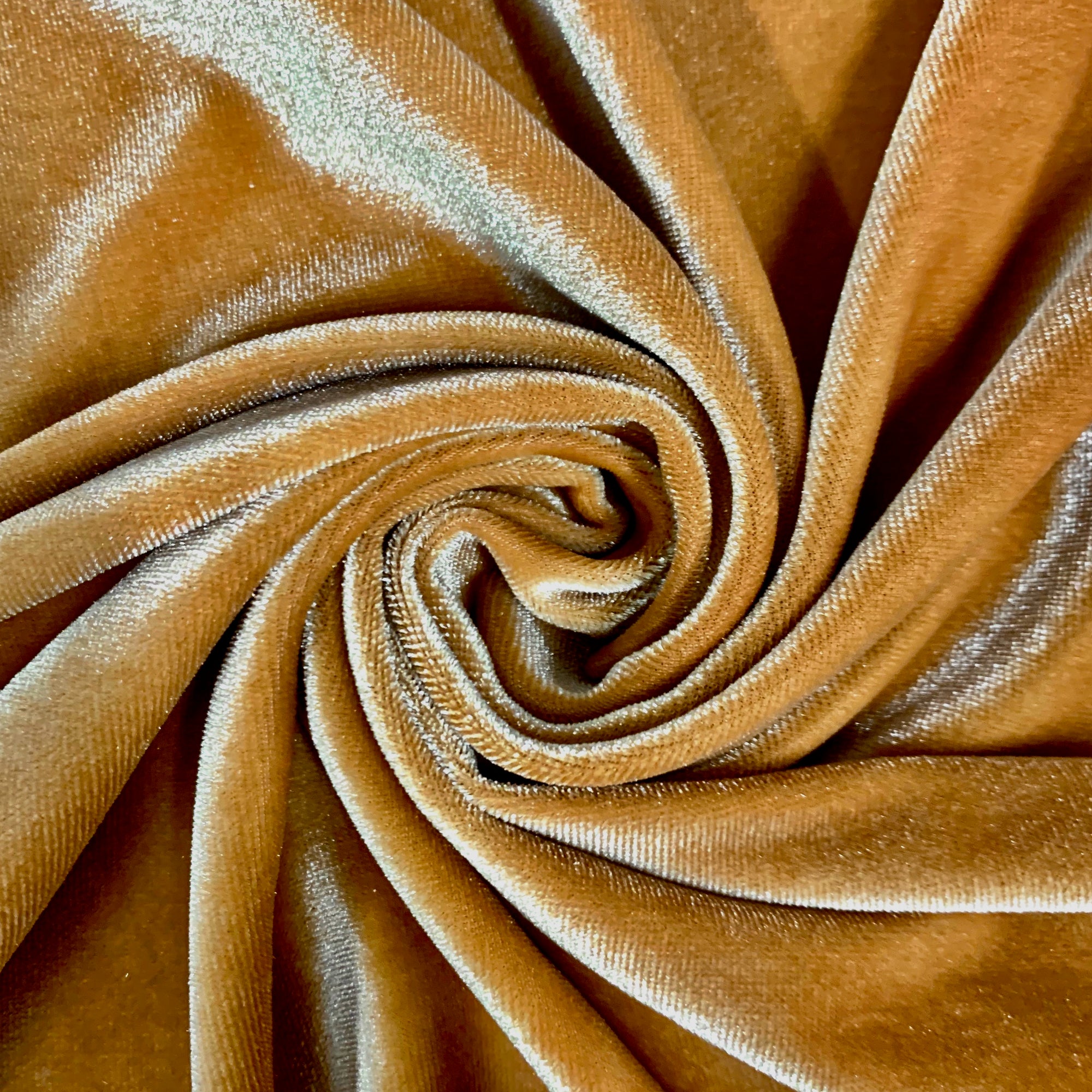 Princess BEIGE Polyester Stretch Velvet Fabric for Bows, Top Knots, Head Wraps, Scrunchies, Clothes, Costumes, Crafts
