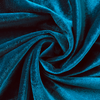 Princess DARK TURQUOISE BLUE Polyester Stretch Velvet Fabric for Bows, Top Knots, Head Wraps, Scrunchies, Clothes, Costumes, Crafts