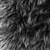 Eden BLACK Shaggy Long Pile Soft Faux Fur Fabric for Fursuit, Cosplay Costume, Photo Prop, Trim, Throw Pillow, Crafts