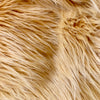 Eden CAMEL Shaggy Long Pile Soft Faux Fur Fabric for Fursuit, Cosplay Costume, Photo Prop, Trim, Throw Pillow, Crafts