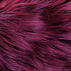 Eden DARK BURGUNDY Shaggy Long Pile Soft Faux Fur Fabric for Fursuit, Cosplay Costume, Photo Prop, Trim, Throw Pillow, Crafts