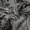 Eden DARK GREY Shaggy Long Pile Soft Faux Fur Fabric for Fursuit, Cosplay Costume, Photo Prop, Trim, Throw Pillow, Crafts