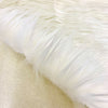 Eden IVORY Shaggy Long Pile Soft Faux Fur Fabric for Fursuit, Cosplay Costume, Photo Prop, Trim, Throw Pillow, Crafts