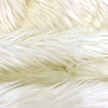 Eden IVORY Shaggy Long Pile Soft Faux Fur Fabric for Fursuit, Cosplay Costume, Photo Prop, Trim, Throw Pillow, Crafts