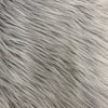 Eden LIGHT GREY Shaggy Long Pile Soft Faux Fur Fabric for Fursuit, Cosplay Costume, Photo Prop, Trim, Throw Pillow, Crafts