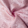 Kayla LIGHT PINK Polyester Floral Jacquard Brocade Satin Fabric by the Yard