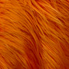 Eden ORANGE Shaggy Long Pile Soft Faux Fur Fabric for Fursuit, Cosplay Costume, Photo Prop, Trim, Throw Pillow, Crafts