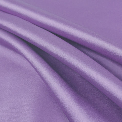 Stretch Charmeuse Satin Polyester Fabric for Wedding Dress by The Yard  (Lilac) 