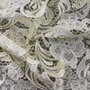 Maggie IVORY Guipure Venice Heavy Lace Fabric by the Yard
