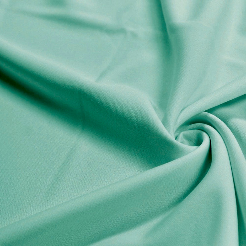 Evie AQUAMARINE Polyester Scuba Knit Fabric by the Yard
