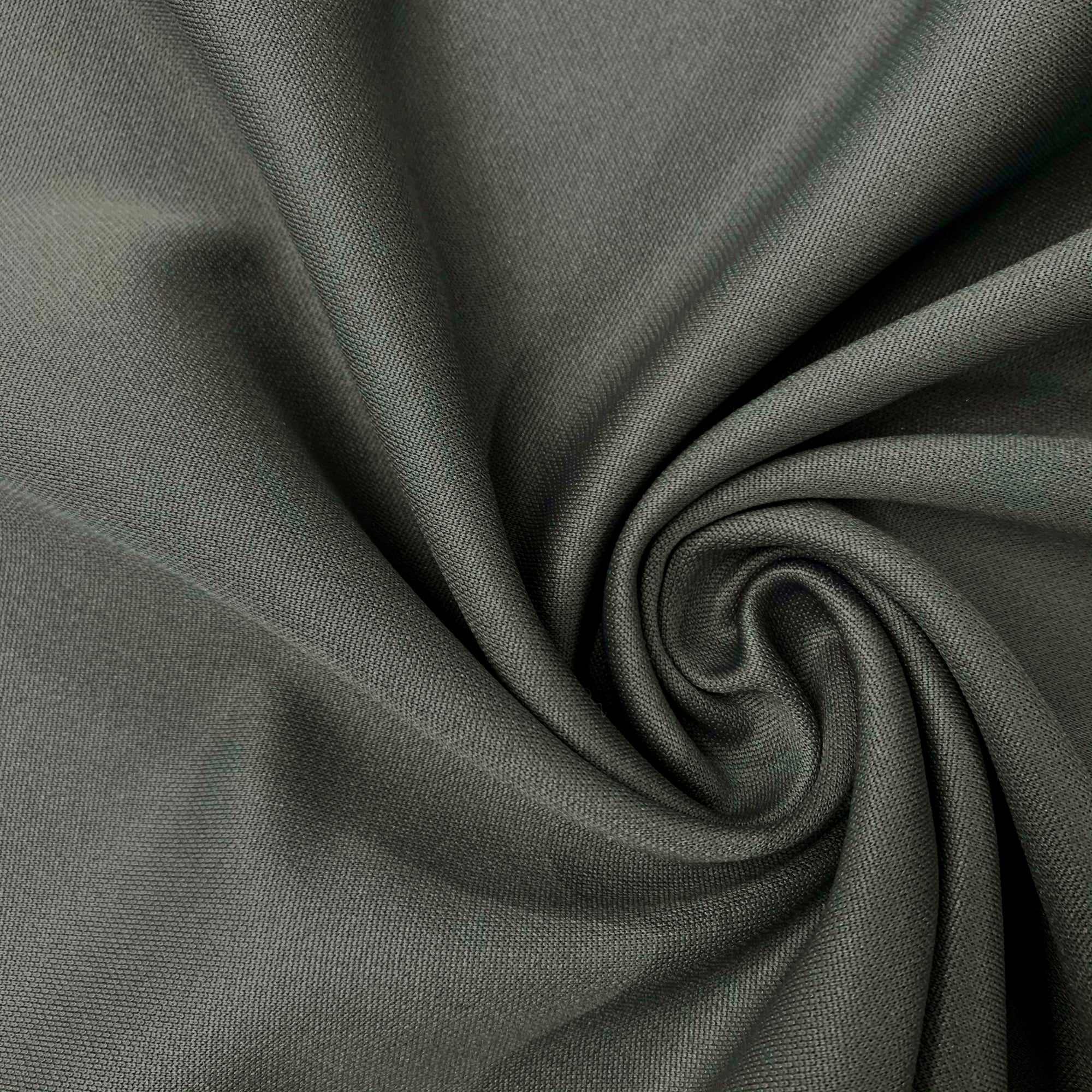 Evie GREY Polyester Scuba Knit Fabric by the Yard