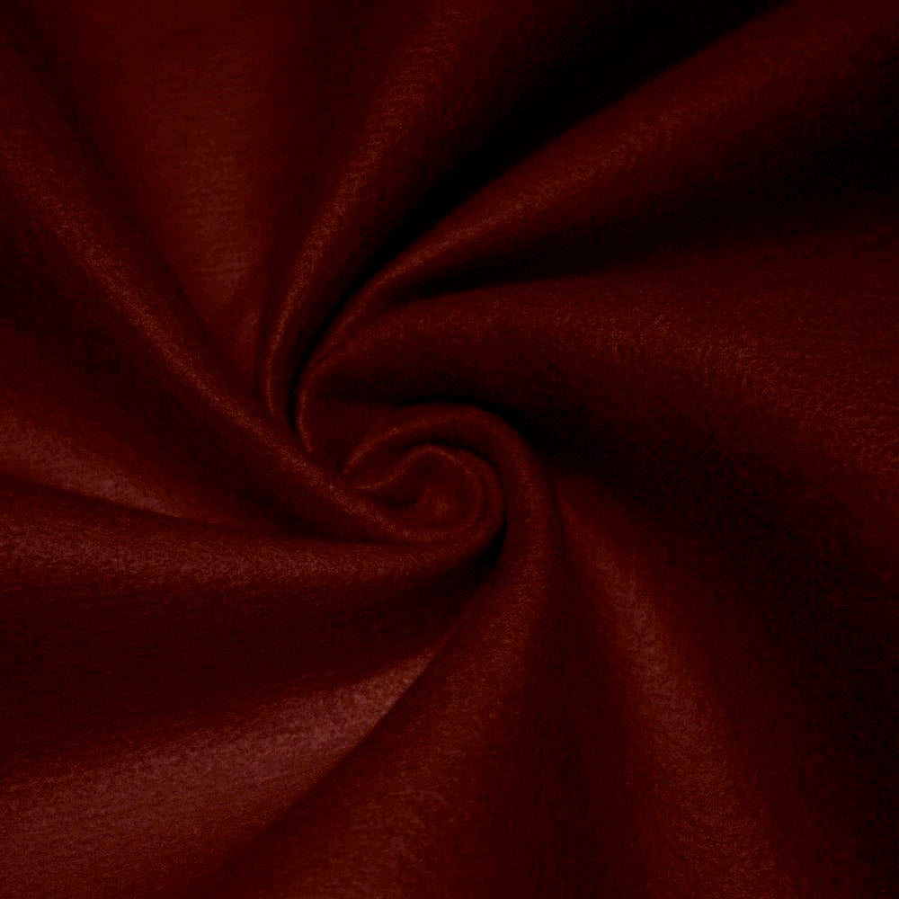 Abby BURGUNDY 72" Acrylic Felt Fabric