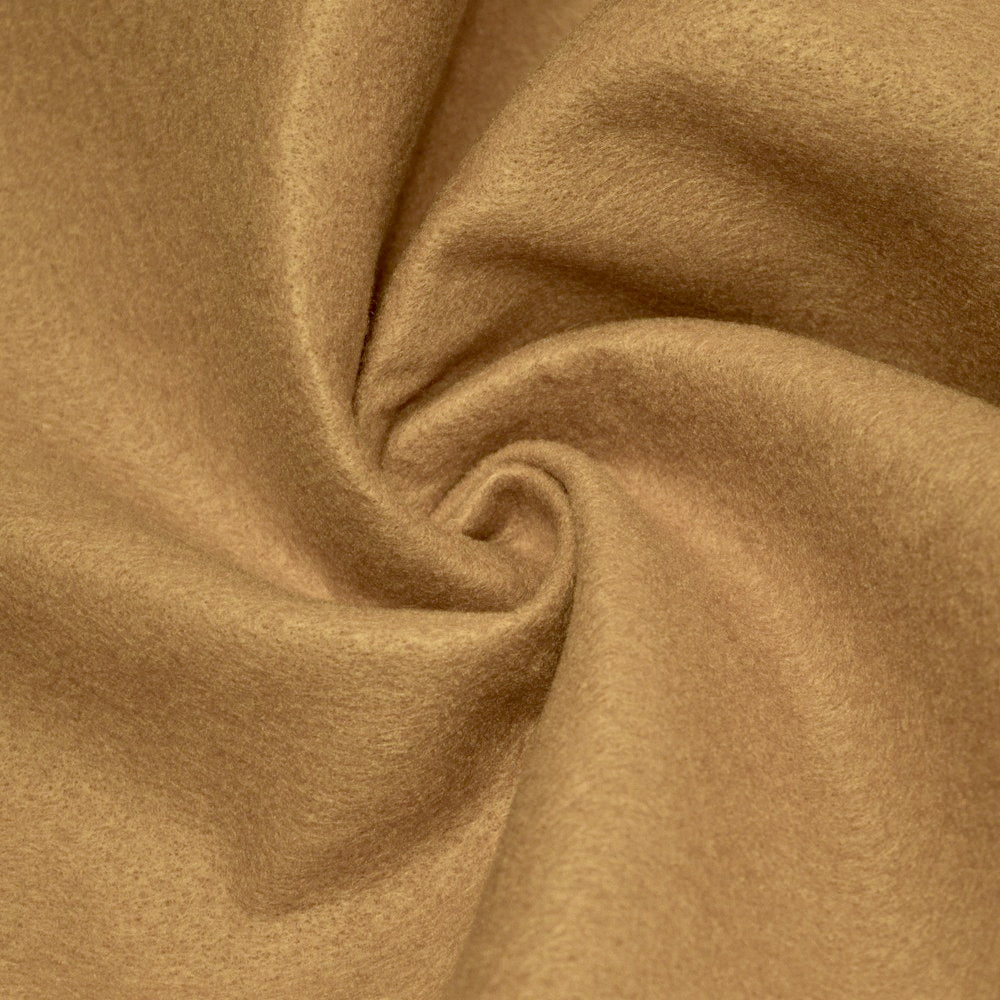 Abby LIGHT CAMEL 72" Acrylic Felt Fabric