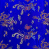 Hope ROYAL BLUE Dragon Brocade Chinese Satin Fabric by the Yard