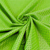 Sawyer LIME GREEN Polyester Football Sports Mesh Knit Fabric