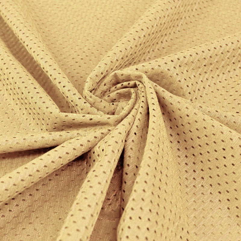 Sawyer VEGAS GOLD Polyester Football Sports Mesh Knit Fabric