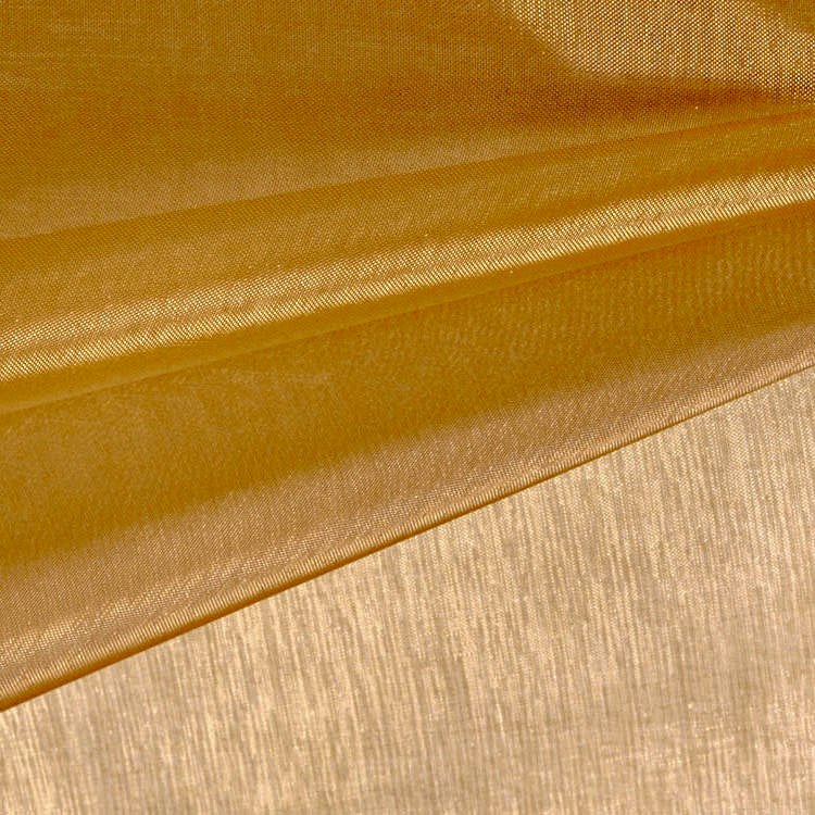 Cassidy DARK GOLD Polyester Crystal Organza Fabric by the Yard
