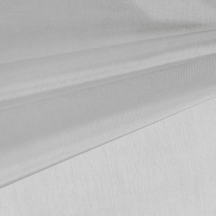 Cassidy SILVER Polyester Crystal Organza Fabric by the Yard