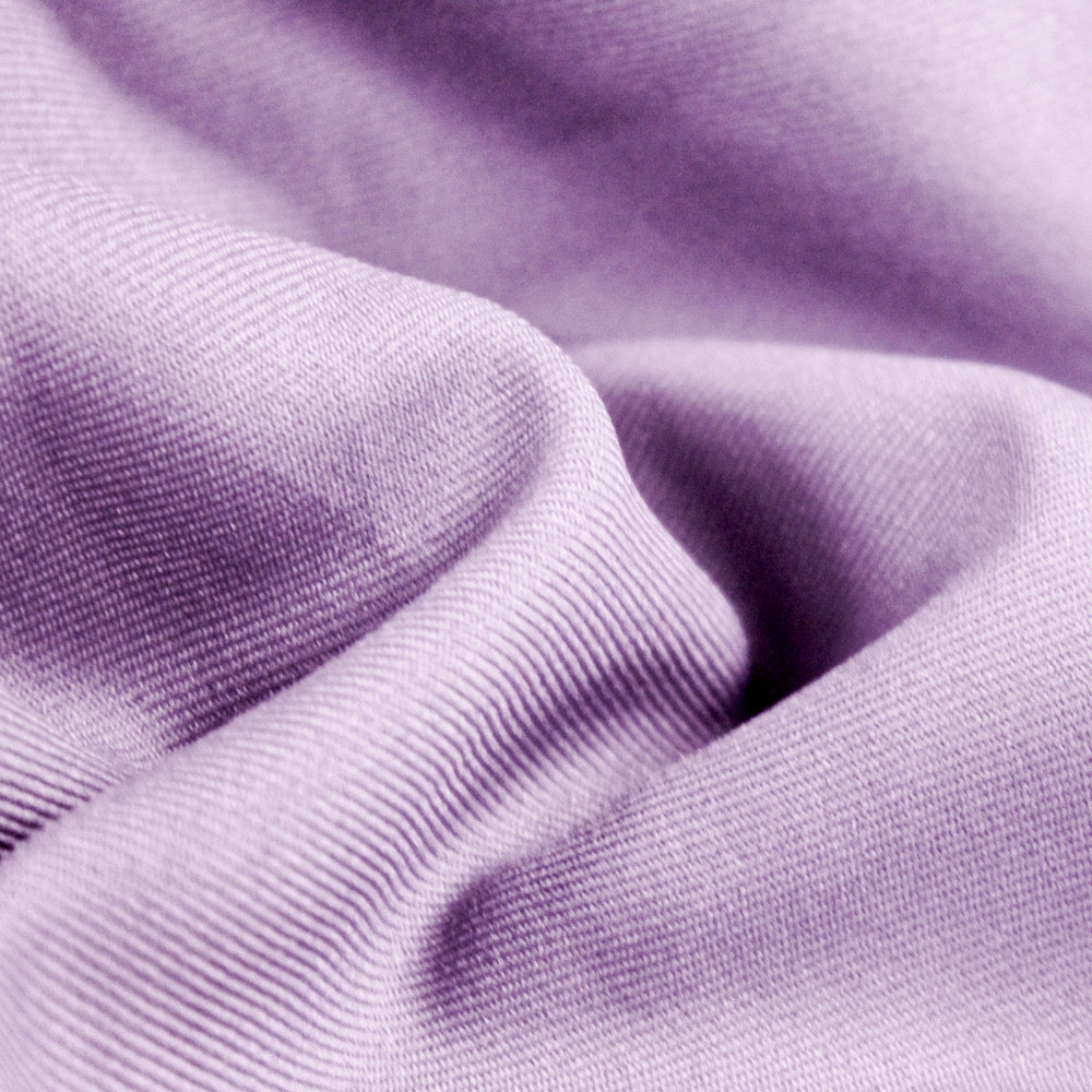 Delaney LILAC Polyester Gabardine Fabric by the Yard for Suits, Overcoats, Trousers/Slacks, Uniforms