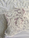 Phoebe WHITE Sequins on Mesh Lace Fabric