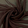 Danielle BROWN Polyester Hi-Multi Chiffon Fabric by the Yard
